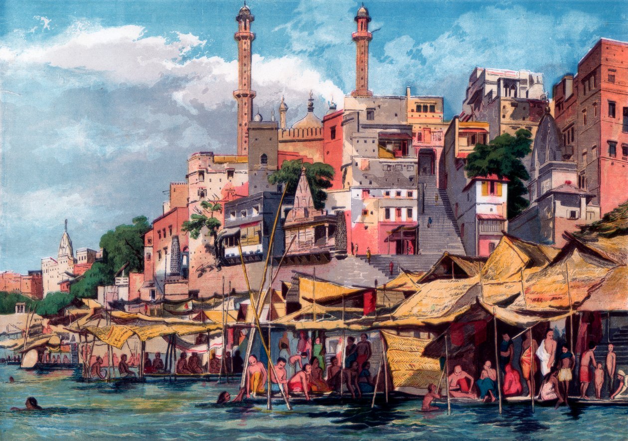 بيناريس ، الهند ، 1857. بواسطة وليام كاربنتر