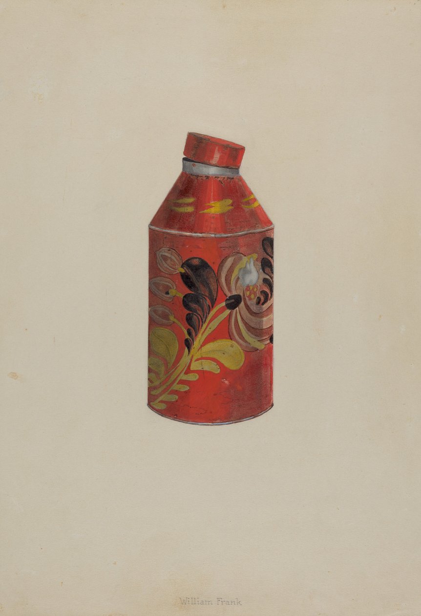 علبة شاي تولوير ، ح. 1938. بواسطة وليام فرانك
