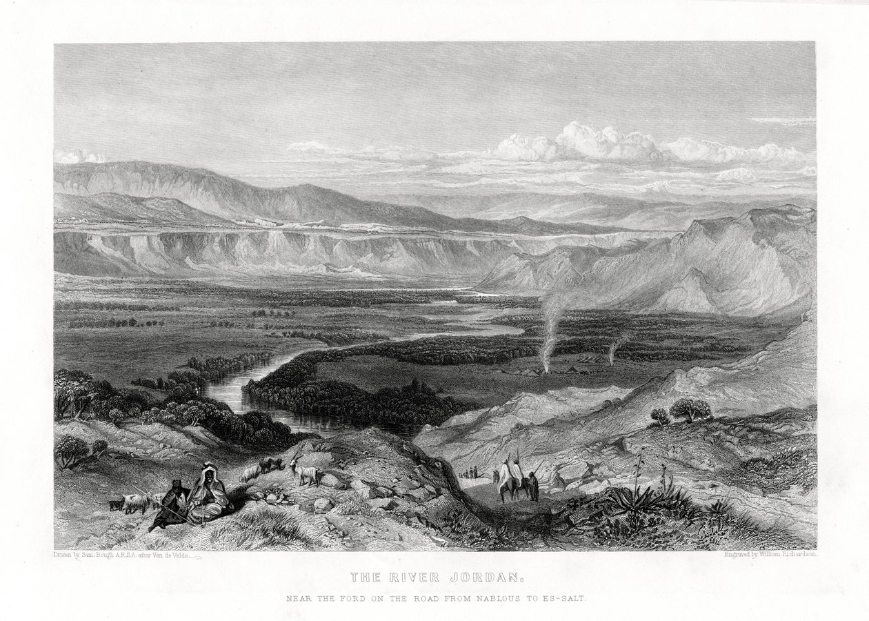 نهر الأردن ، 1887 بواسطة وليام ريتشاردسون