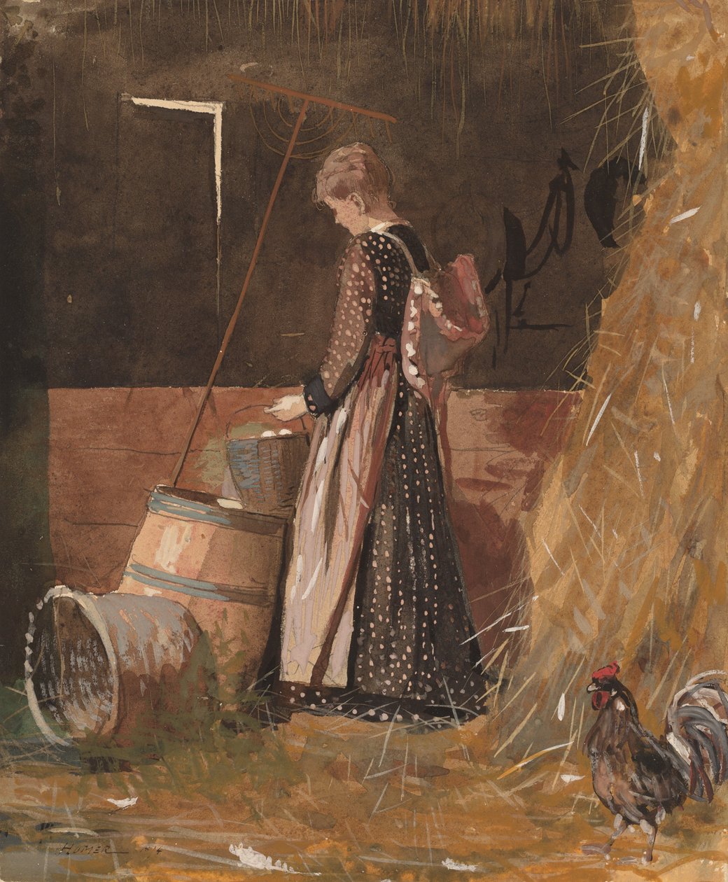 بيض طازج ، 1874. بواسطة وينسلو هومر