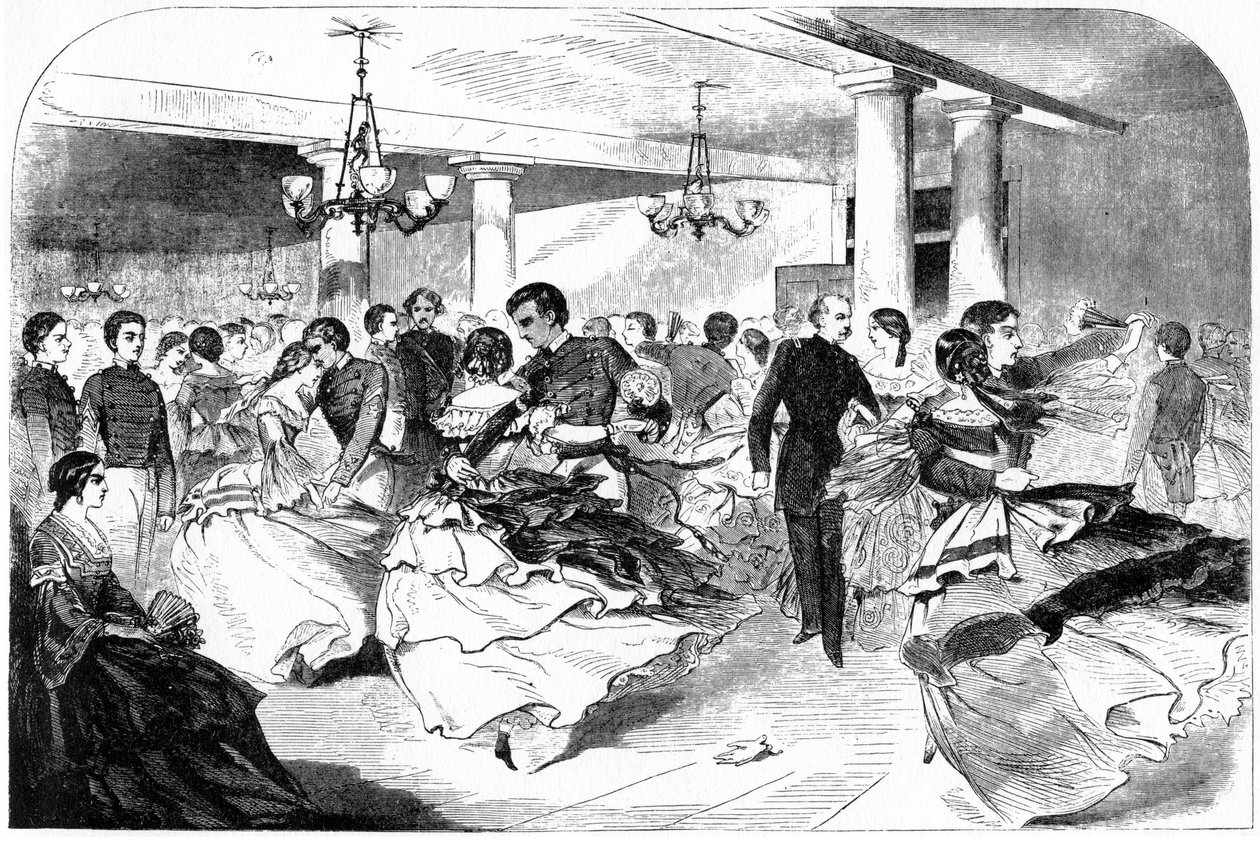 الأكاديمية العسكرية ، The Hop ، فندق Cozzens ، 1859. بواسطة وينسلو هومر