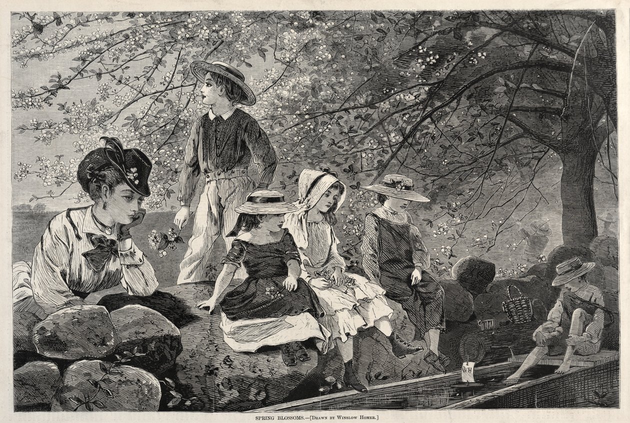 أزهار الربيع ، 1870. بواسطة وينسلو هومر