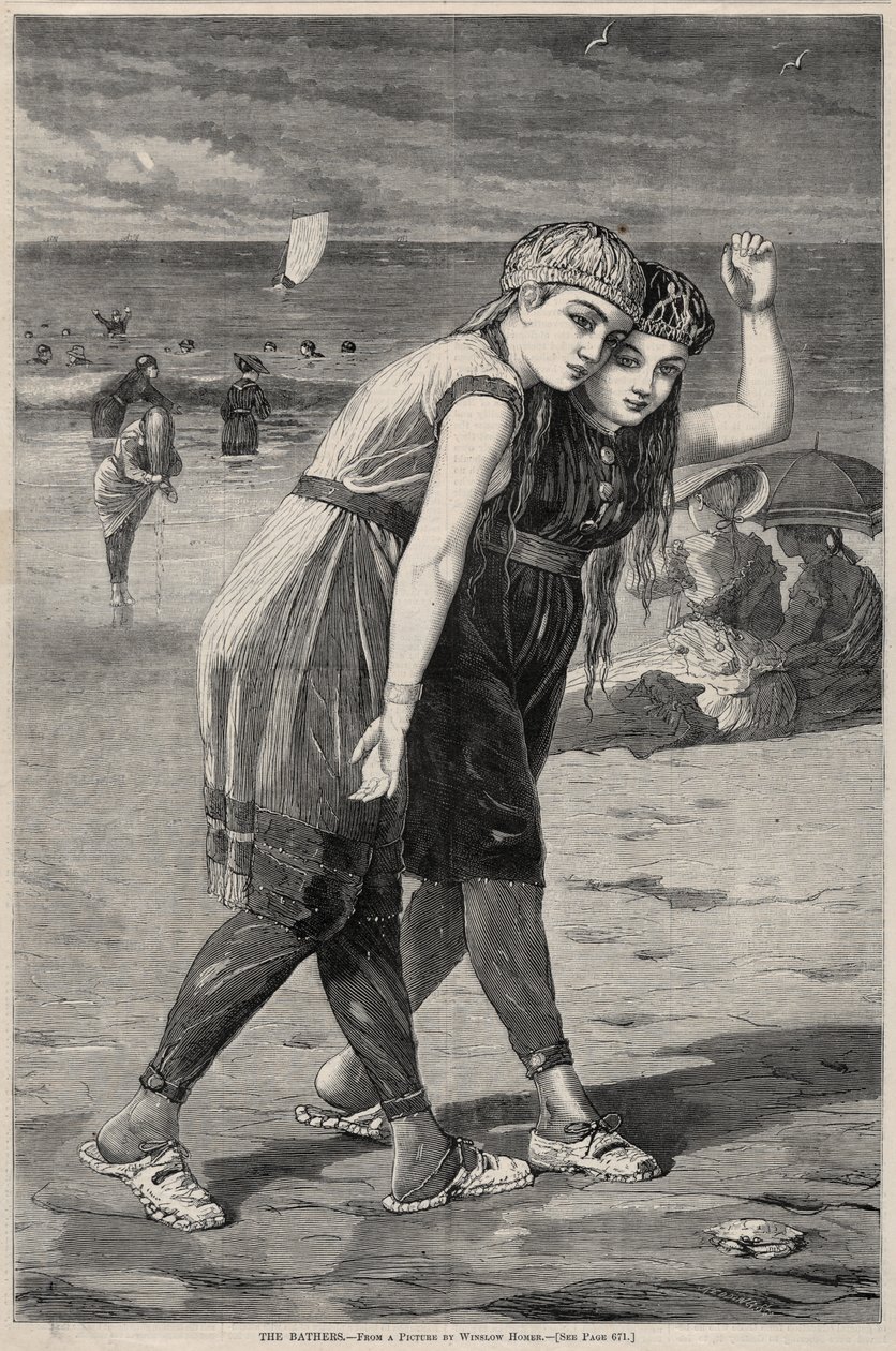 السباحون ، 1873. بواسطة وينسلو هومر