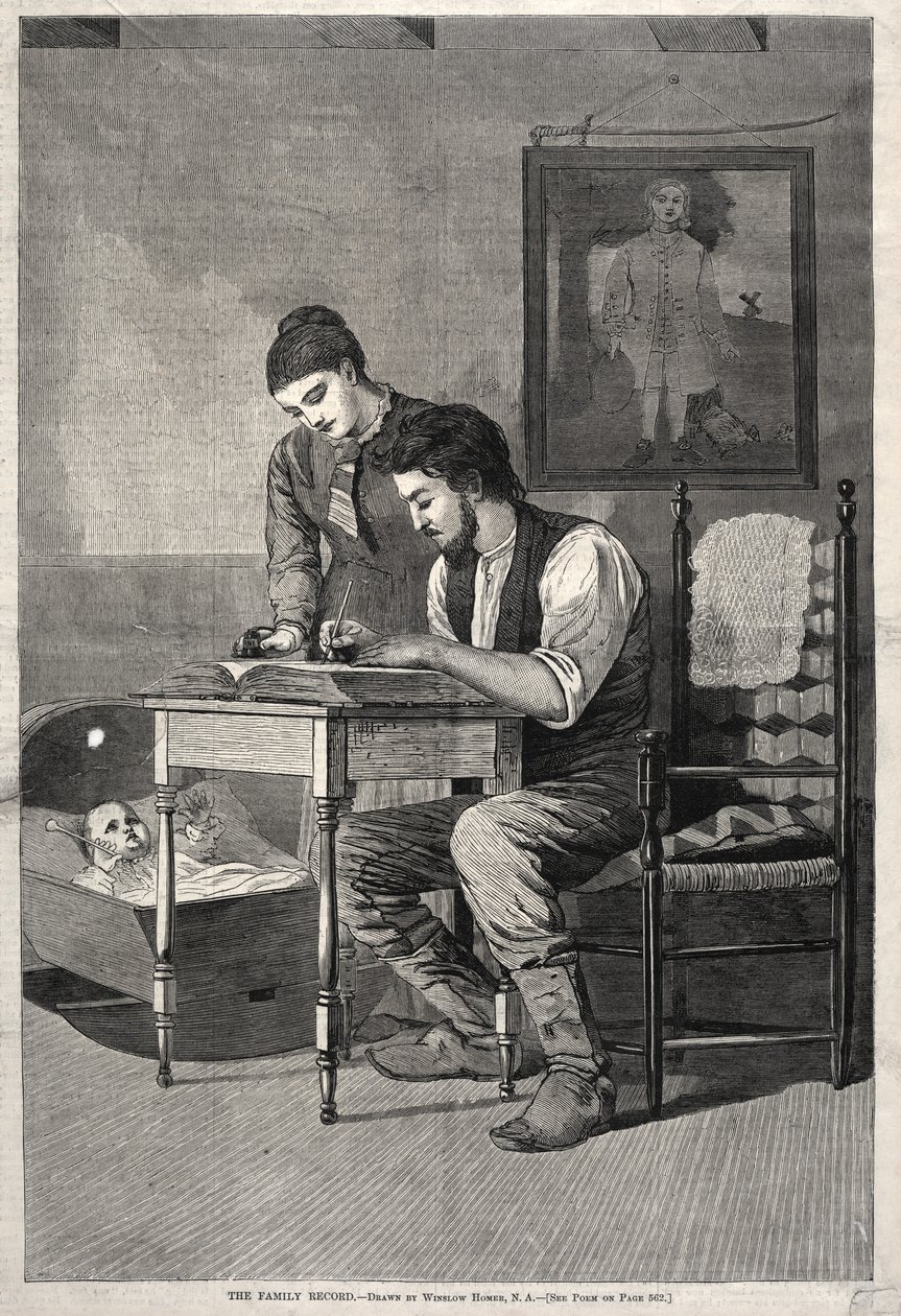 سجل الأسرة ، 1875. بواسطة وينسلو هومر