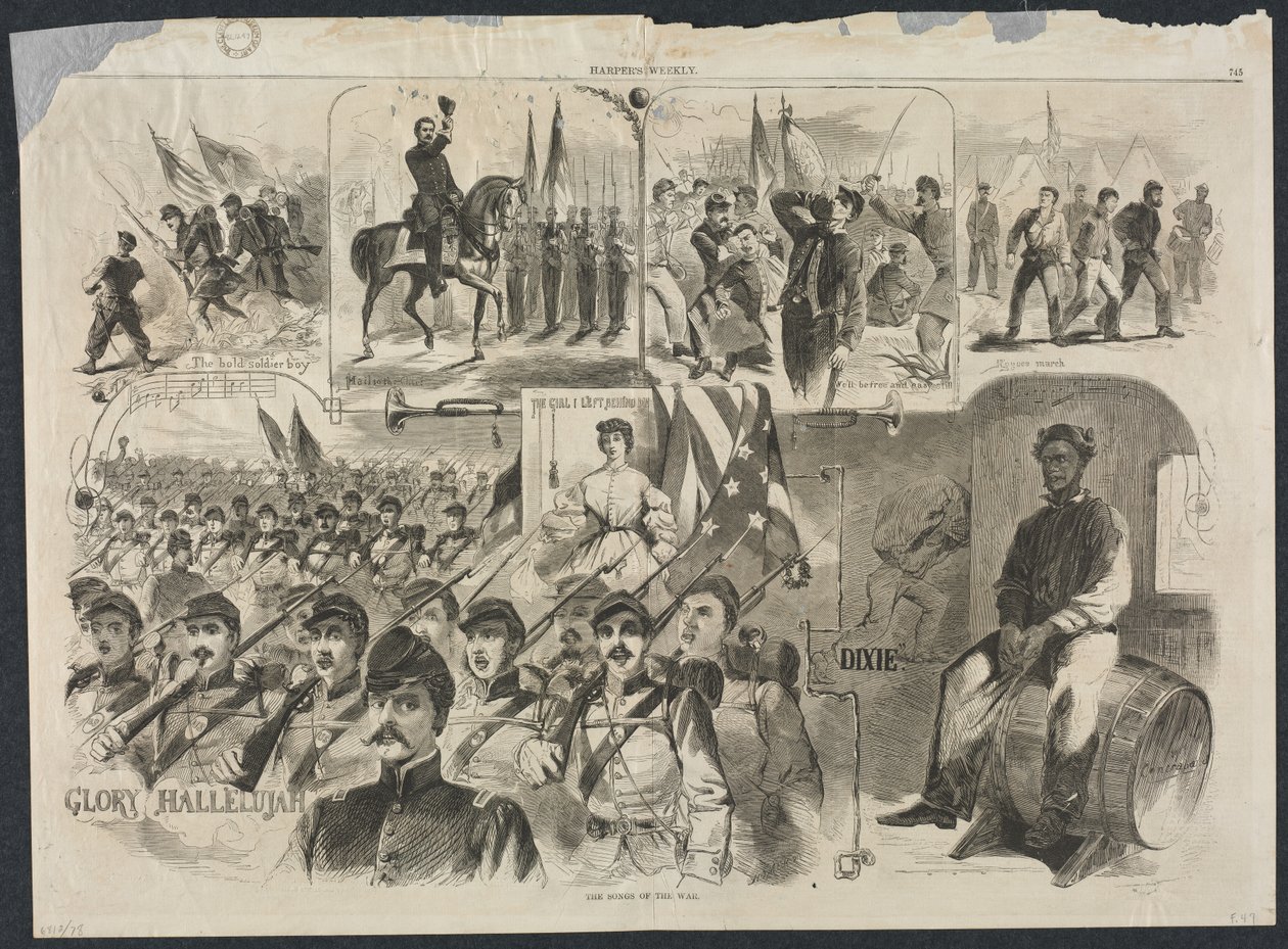 أغاني الحرب ، 1861. بواسطة وينسلو هومر