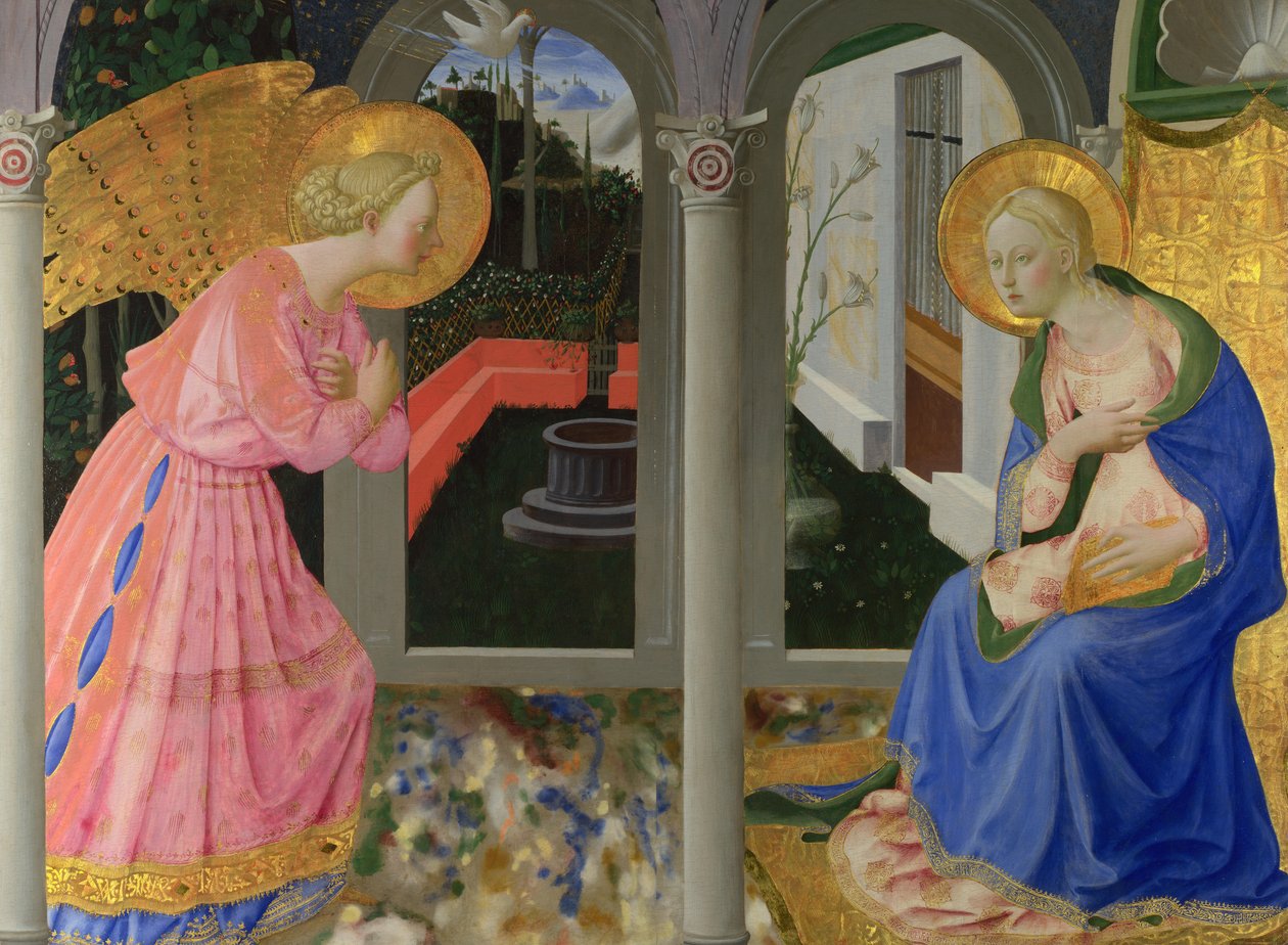 البشارة ، ج. 1440 بواسطة Zanobi Strozzi