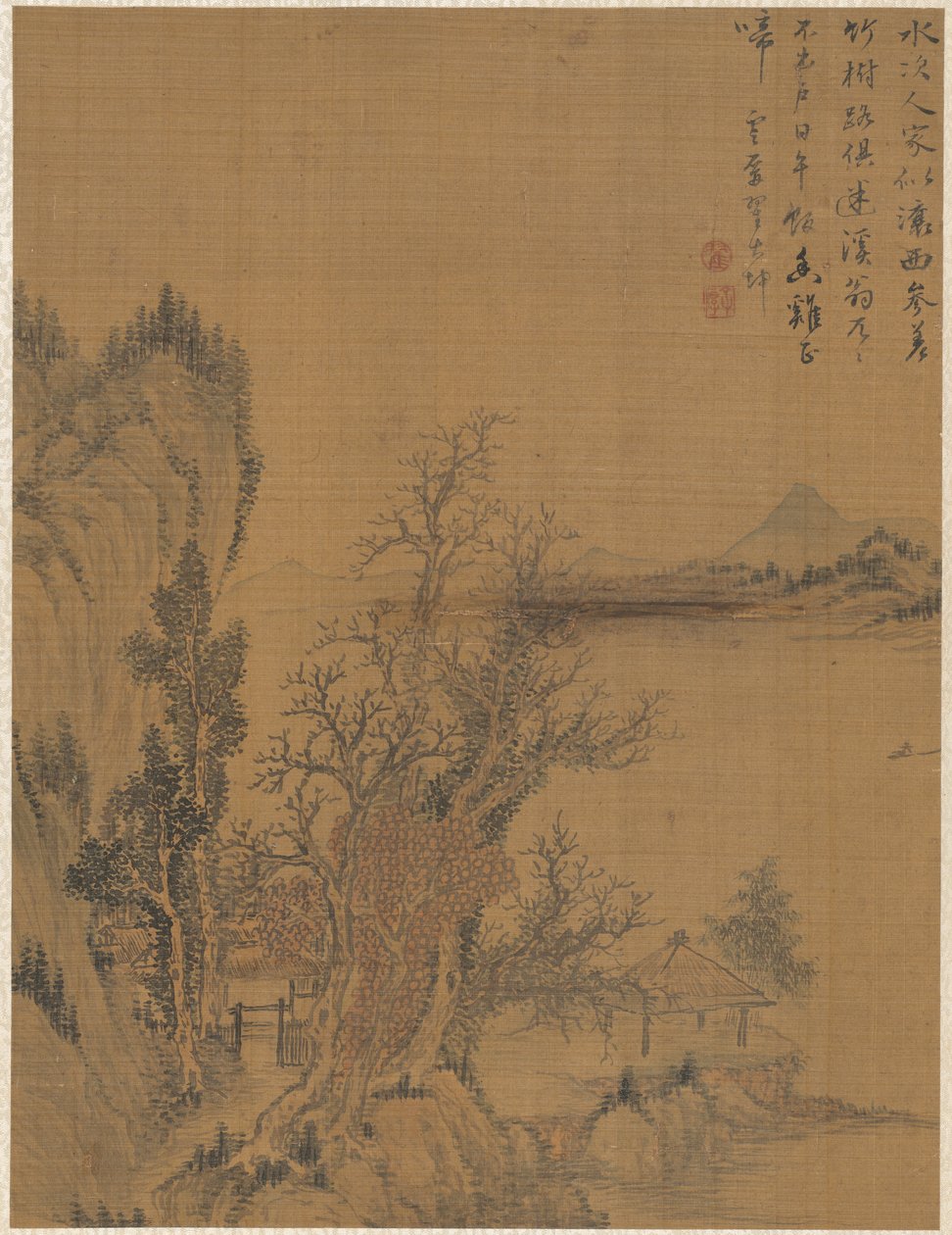 مناظر طبيعية ، 1775. بواسطة Zhai Dakun