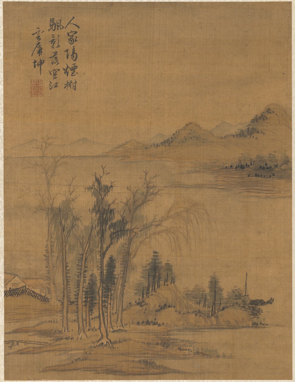 مناظر طبيعية ، 1775. بواسطة Zhai Dakun