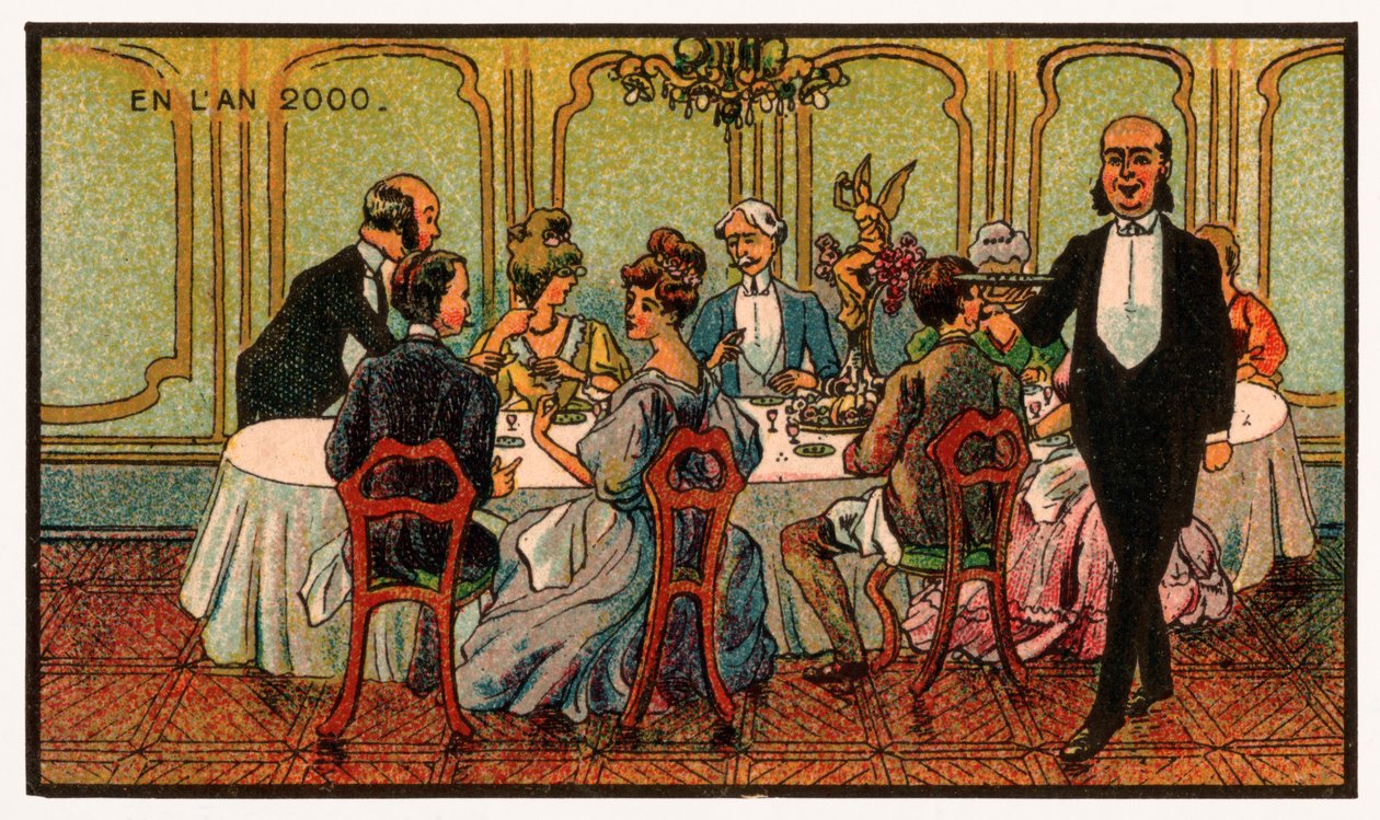 عشاء كيميائي ، حوالي 1910 بواسطة . .