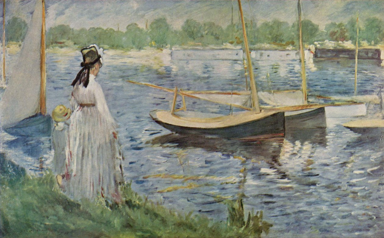مصرف السين في Argenteuil بواسطة إدوارد مانيه