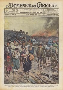 اليونانيون يفرون من سميرنا ، الحرب اليونانية التركية (1919-22) 1922