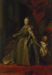 صورة لكاترين الثانية ، 1776-1777