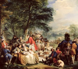 غداء الصيد ، 1737