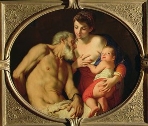 الرومانية الخيرية (Cimon and Pero) ، c.16901700