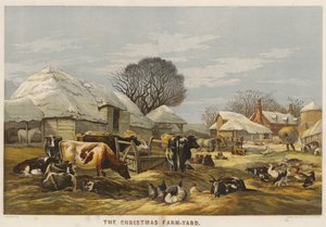 The Christmas Farm-Yard (chromolitho)