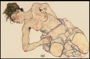 أنثى Kneider عارية ، 1917