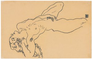 مستلق عاري ، 1918