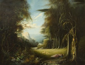 ديانا نائمة في Woodland Glade