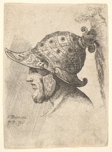 رأس خوذة ، 1662-78.