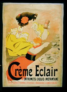 الإعلان عن الملصقات Creme Eclair Instant Dessert