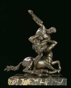 هرقل و Centaur Eurytion (برونزية)