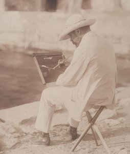 رسام الشاطئ (ربما هوغو هينبرغ). 1906