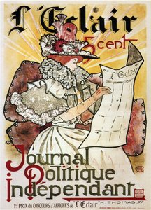 ليكلير: ملصق مستقل للمجلة السياسية ، 1897