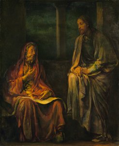 زيارة نيقوديموس للمسيح ١٨٨٠.