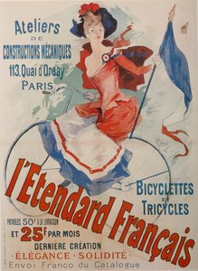 LEtendard Français Bicycles Poster