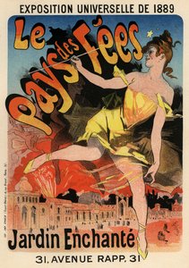 ملصق أرض الرسوم ، 1889
