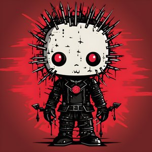 تصميم قميص Hello Kitty als Pinhead 4