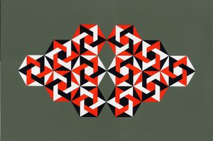 Hexagrams ، 2009 (أكريليك على قماش)