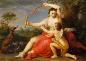 ديانا وكيوبيد ، 1761.