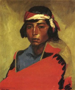 صبي من Tesuque Pueblo ، 1916