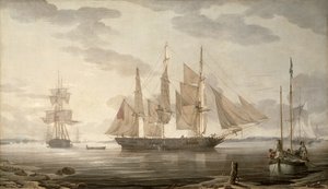 السفن في الميناء ، 1805