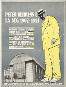 بيتر Behrens وملصقات AEG 1907-1914
