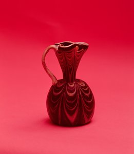 قارورة زجاجية ، مصرية ، القرن الخامس الميلادي