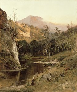 جبل Tamalpais من Lagunitas Creek ، 1878