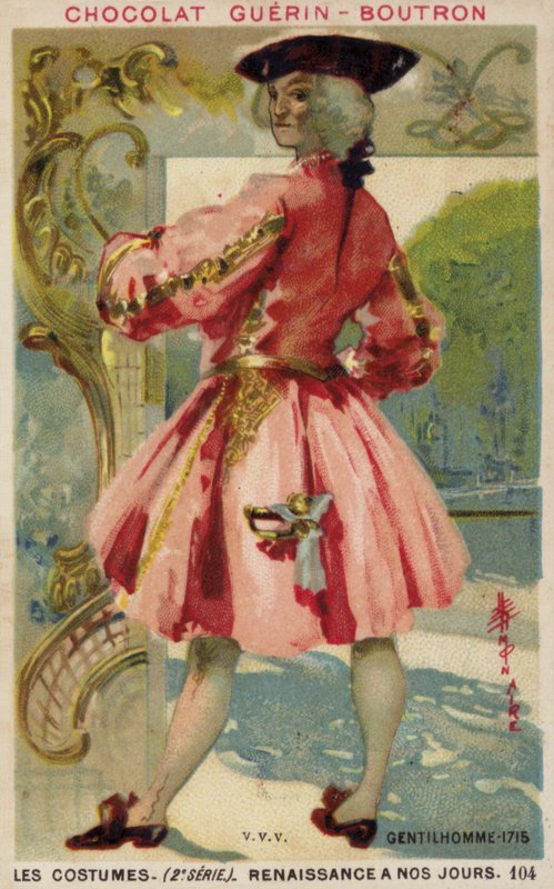 رجل ، 1715 بواسطة المدرسة الفرنسية
