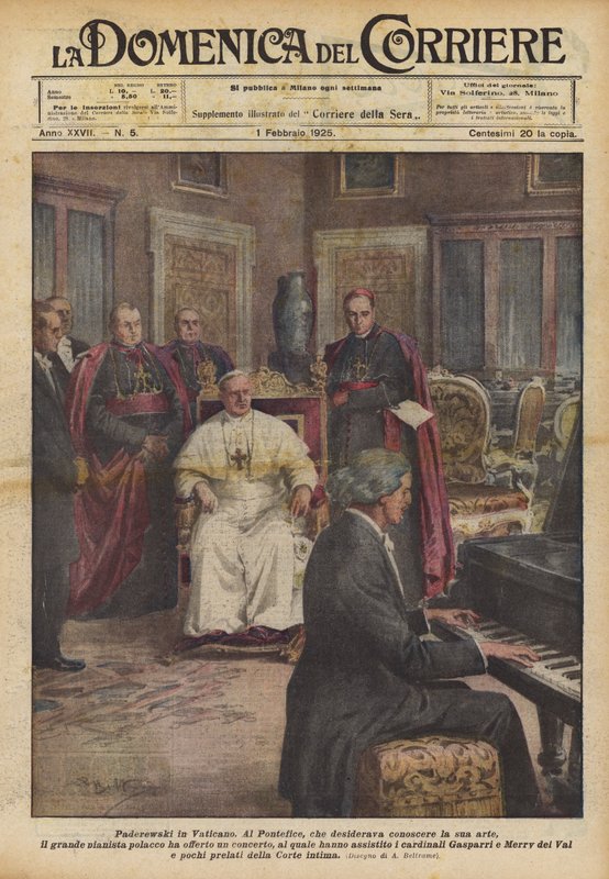 Paderewski في الفاتيكان بواسطة أخيل بيلترام