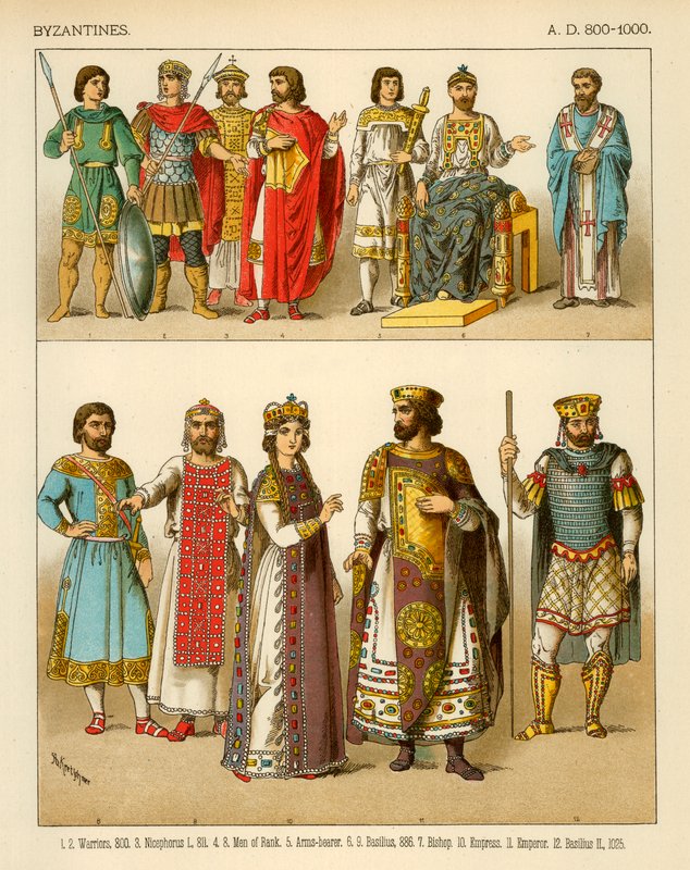 زي بيزنطي 800-1000 م بواسطة ألبرت كريتشمر