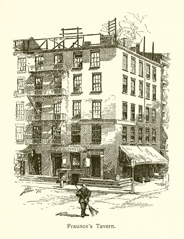 Fraunces Tavern ، نيويورك بواسطة المدرسة الأمريكية