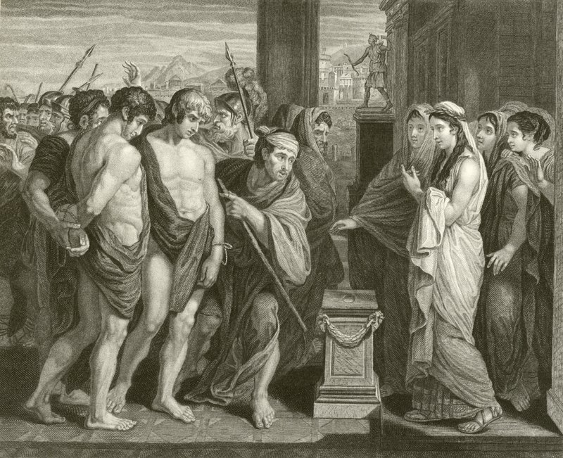 Pylades و Orestes بواسطة بنيامين ويست