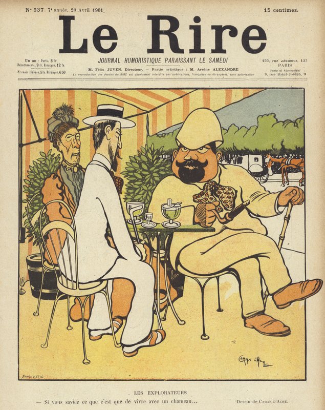 رسم توضيحي لـ Le Rire بواسطة كاران د آشي