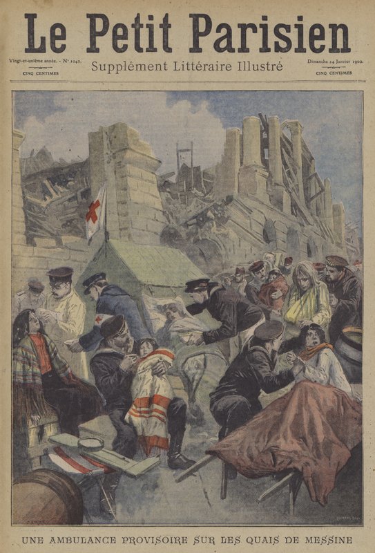 زلزال ميسينا 1908 بإيطاليا بواسطة كاري