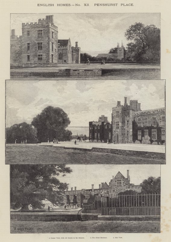 Penshurst مكان بواسطة تشارلز أوغست لويي