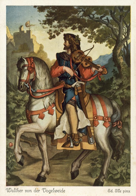 Walther von der Vogelweide بواسطة إدوارد إيل
