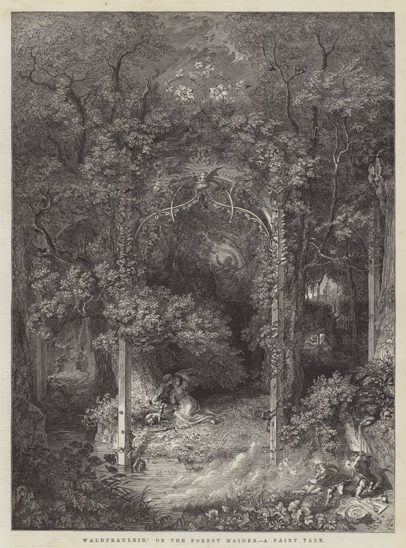 "Waldfraulein" أو The Forest Maiden ، خرافة بواسطة إدوارد كيلينجورث جونسون