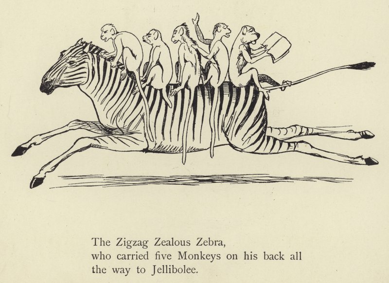 Zebzag Zealous Zebra بواسطة إدوارد لير