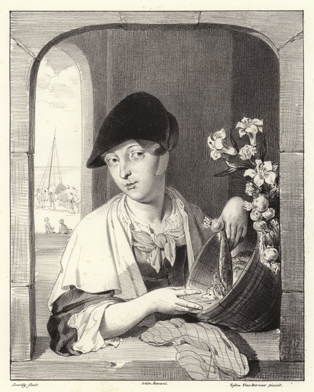 تاجر السمك بواسطة Eglon van der Neer